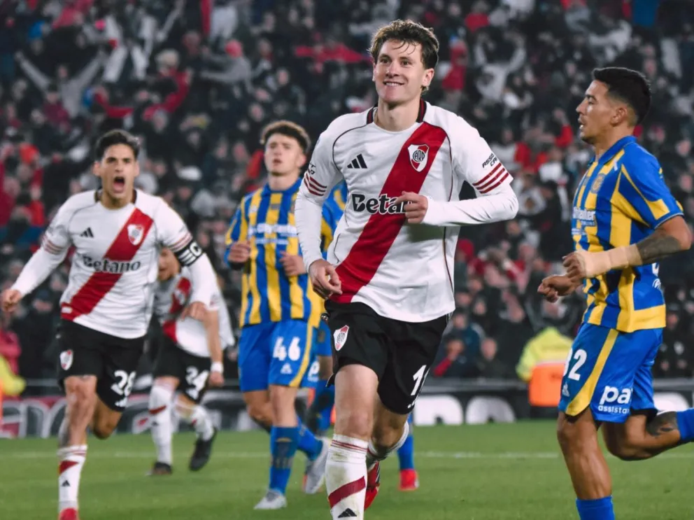 Colidio marcó el tanto que metió a River en la final. //Foto: River Plate.