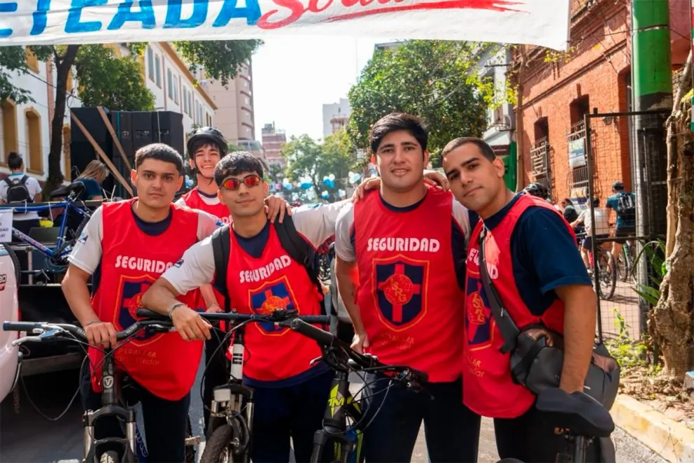 Bruno Rodríguez, Ignacio Maciel, Juan Ignacio Villalba y Giuliano Simón, del Montoya.