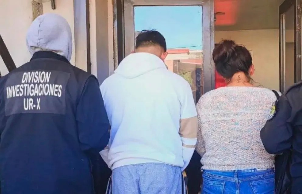 La pareja fue detenida el lunes al mediodía en el barrio San Jorge. Foto: polmis