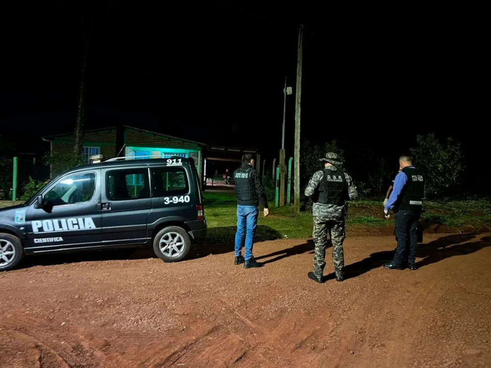 El hallazgo se produjo en un camino terrado del Paraje Cuatro Bocas.