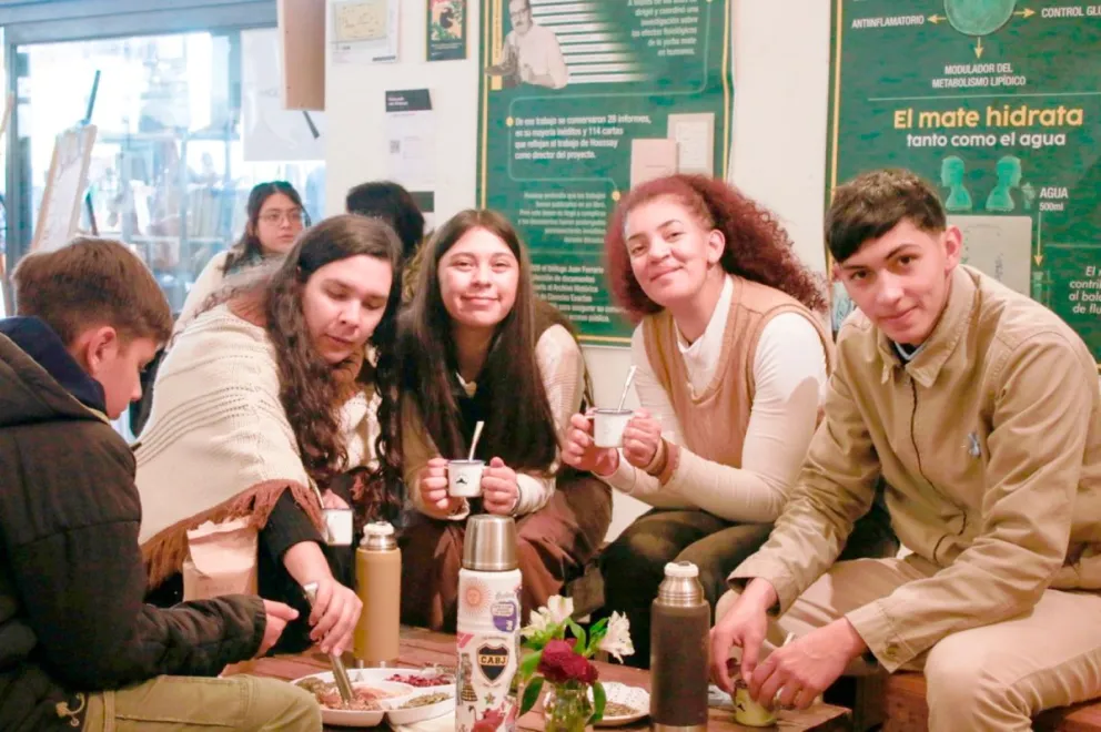Hubo degustación distendida de yerbas y blends en San Isidro. 