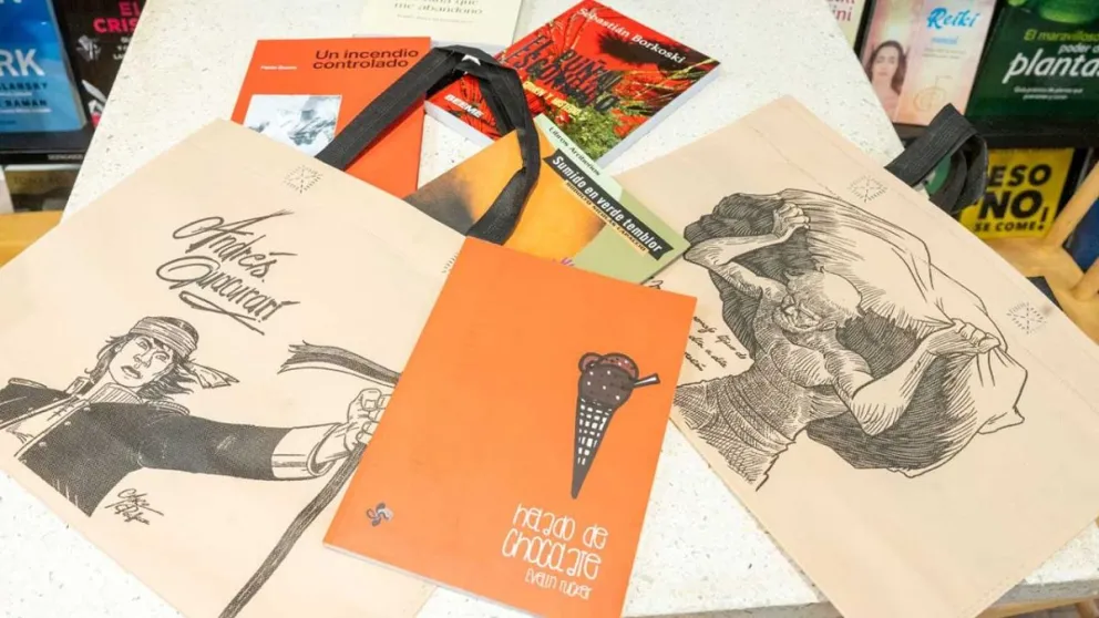 Borkoski, Capaccio y Bondarenco, los autores más comprados. Foto: Marcelo Rodríguez