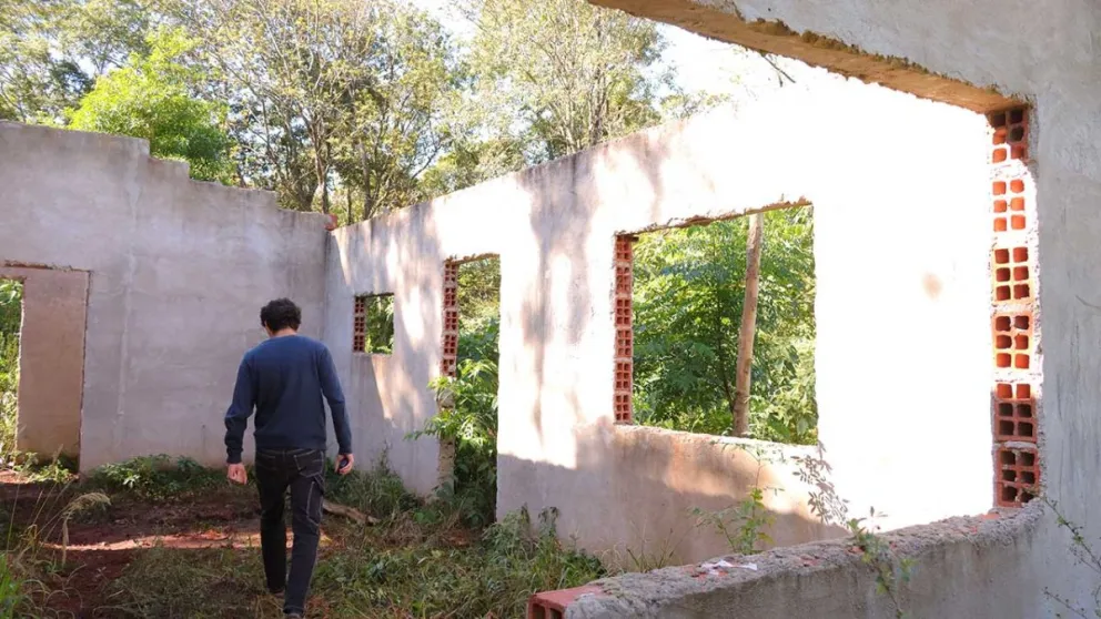 La cuerpo de Dulce fue hallado en una construcción del barrio El Tucán. //Foto: Matías Bordón.