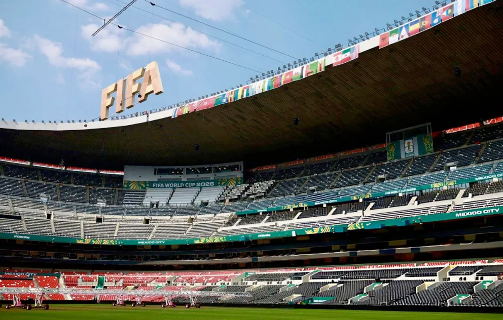 El estadio Azteca, hoy renombrado Ciudad de México, ya está listo para los ojos del mundo.