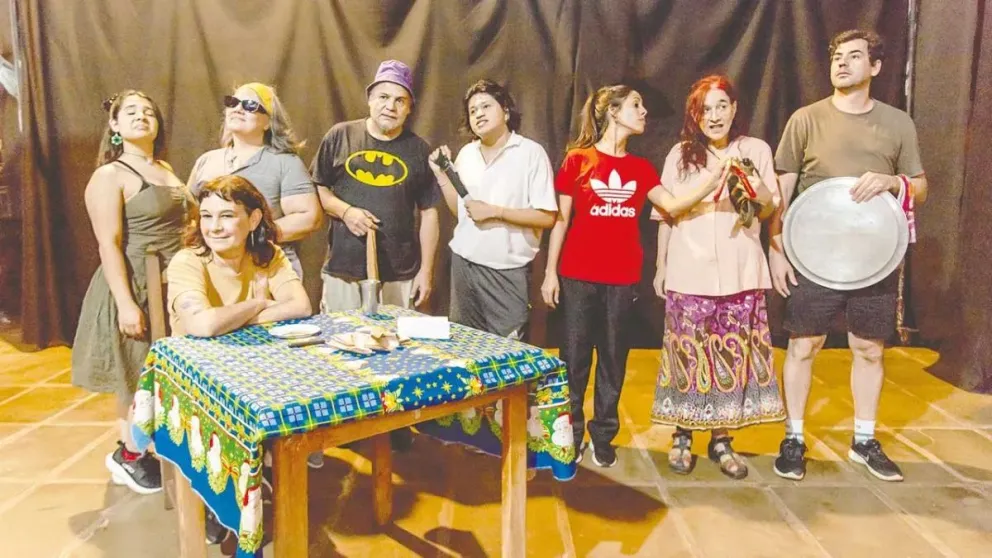 El grupo Jardín de Gente es dirigido por Carolina Gularte. Foto: Jorge Acosta 