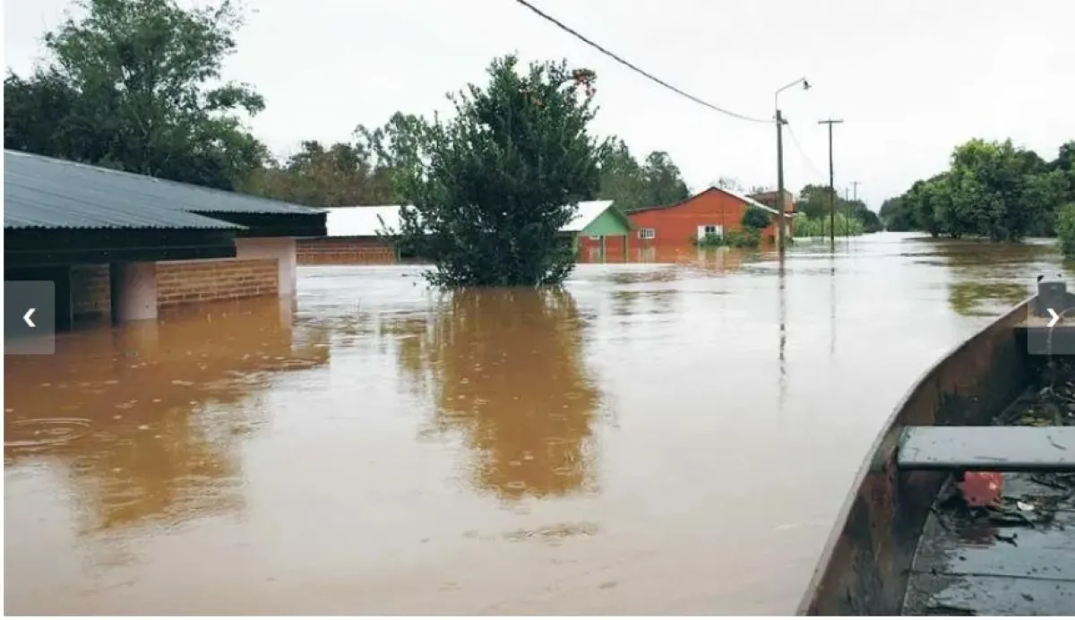 El Soberbio se prepara ante una posible crecida histórica del río Uruguay