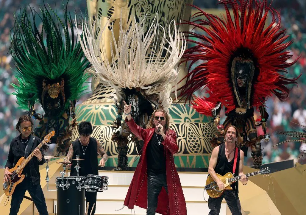 La música tomó protagonismo con la presentación de Maná.
.