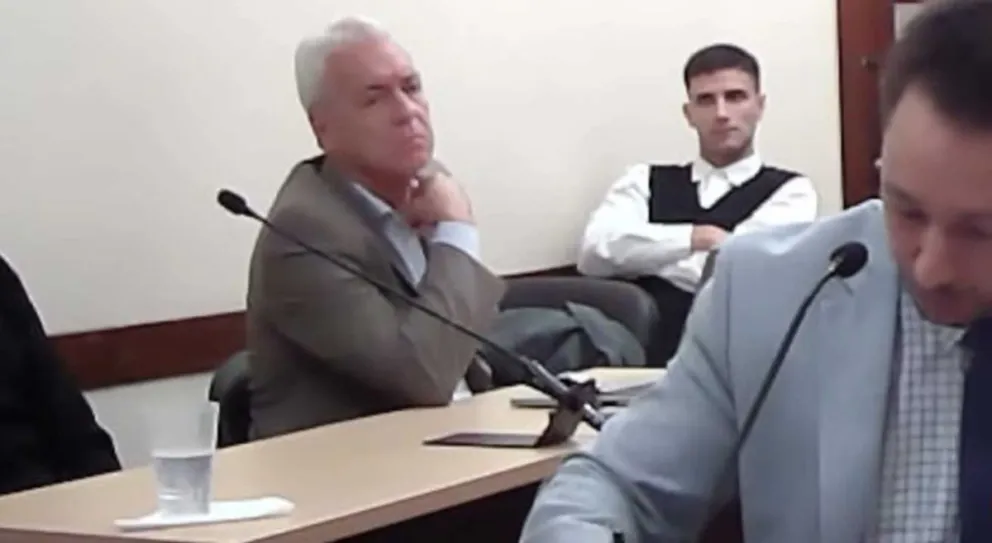 El fiscal Glinka había solicitado 18 años de cárcel, y el defensor Lenzken, la absolución. Foto: transmisión de youtube