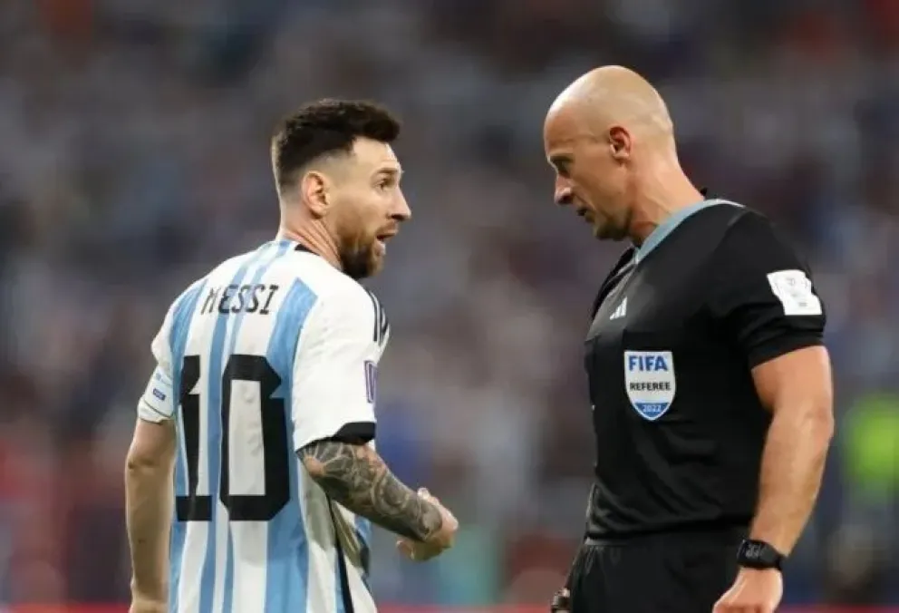Marciniak dirigió el partido que vio a la Argentina campeona del mundo en Qatar 2022. //Foto: TyC Sports
