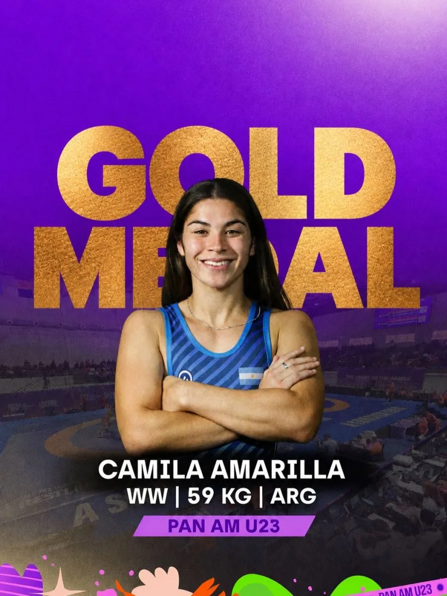 Camila Amarilla hizo historia y se coronó campeona panamericana U23
