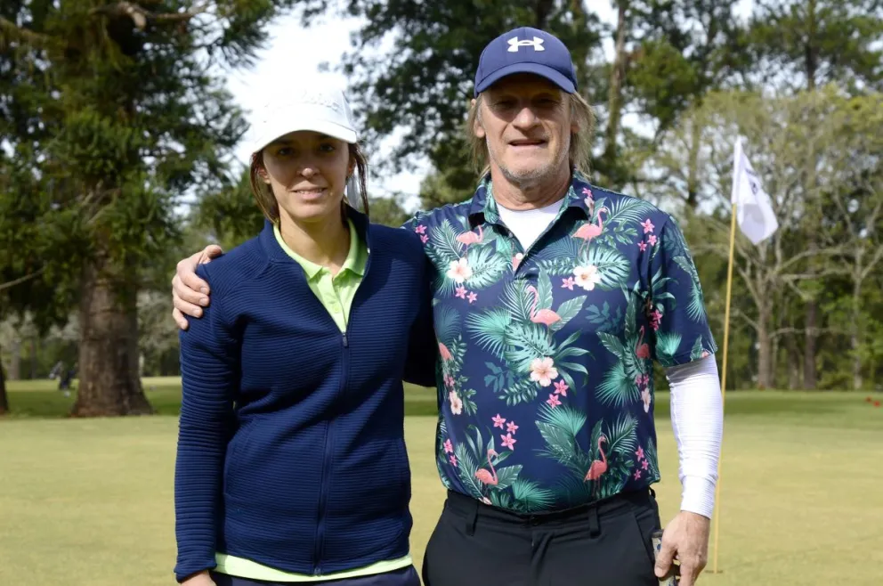 Antonela Genessini y Javier Laszeski protagonizaron el duelo de la jornada en la copa mayor. // Fotos: Julián Grondona. 