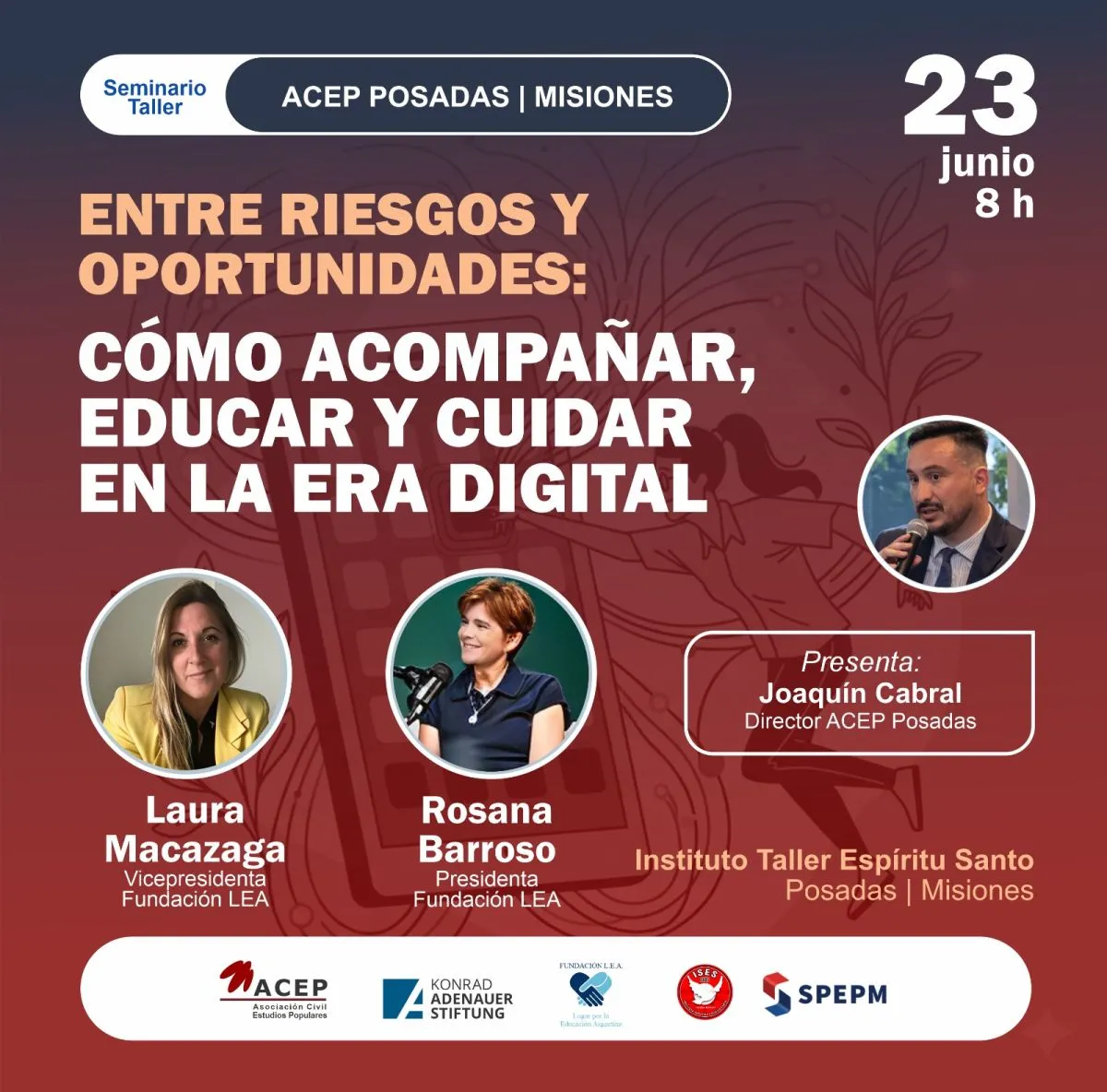 ACEP Misiones lleva charlas sobre ciudadanía digital a tres municipios de la provincia