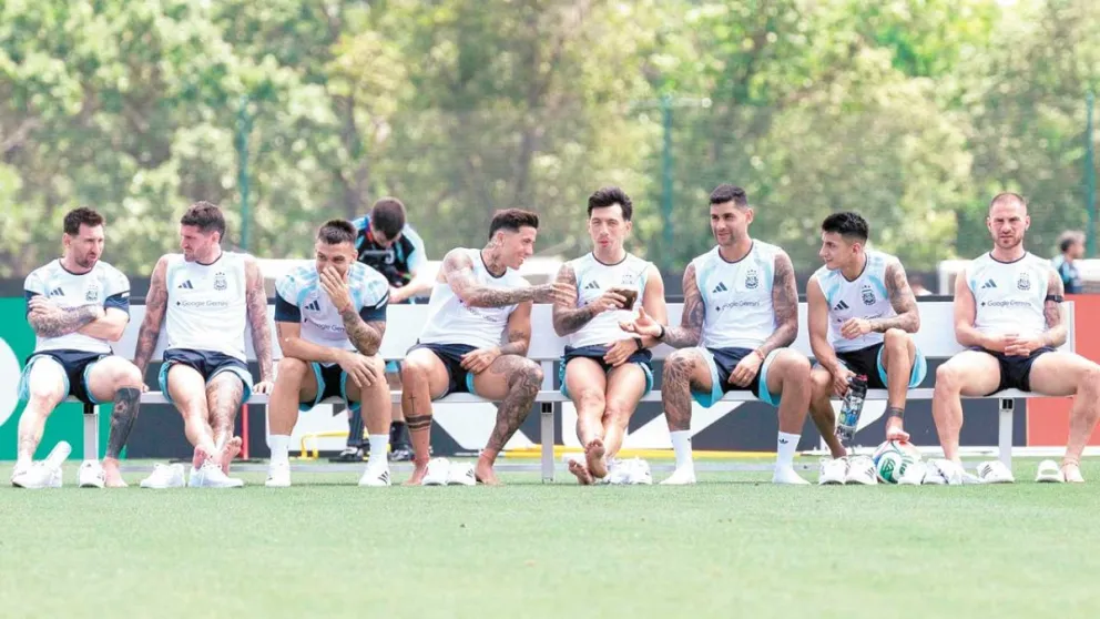 Hoy hubo entrenamiento a puertas abiertas en Kansas. 