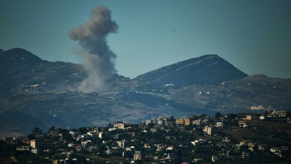 Hubo intensos bombardeos al sur del Líbano por parte de Israel.  Foto: AP