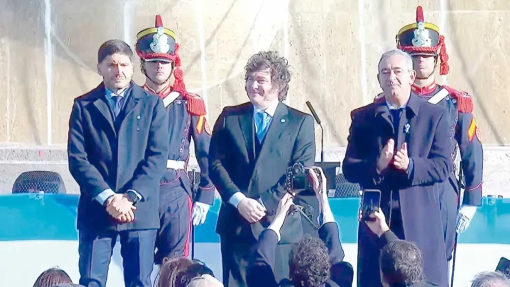 El presidente evitó decir agravios o confrontar ayer en Rosario.