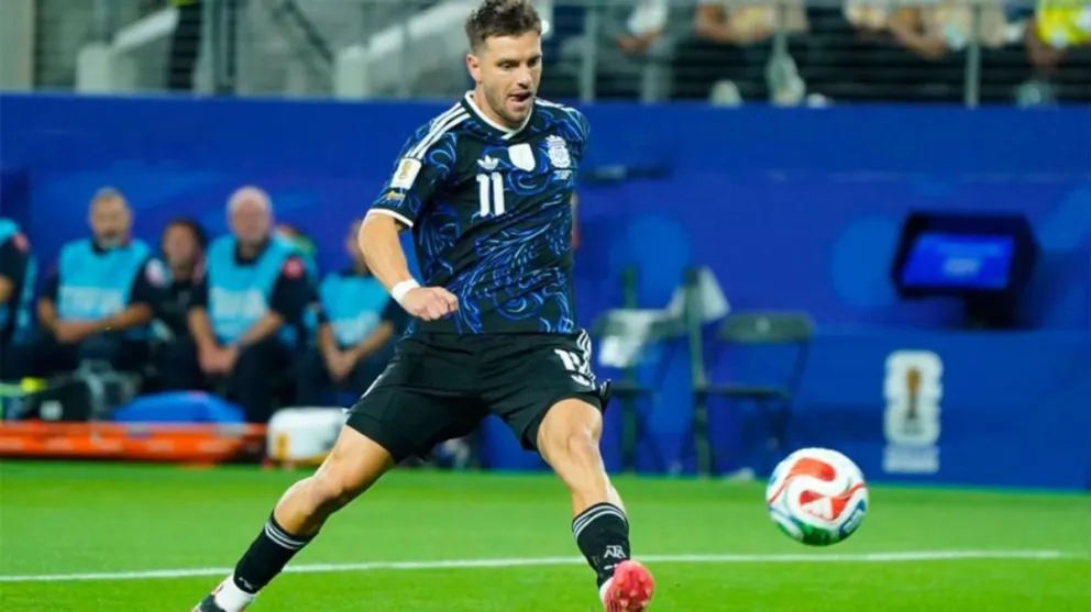 Lo Celso, autor del primer gol.