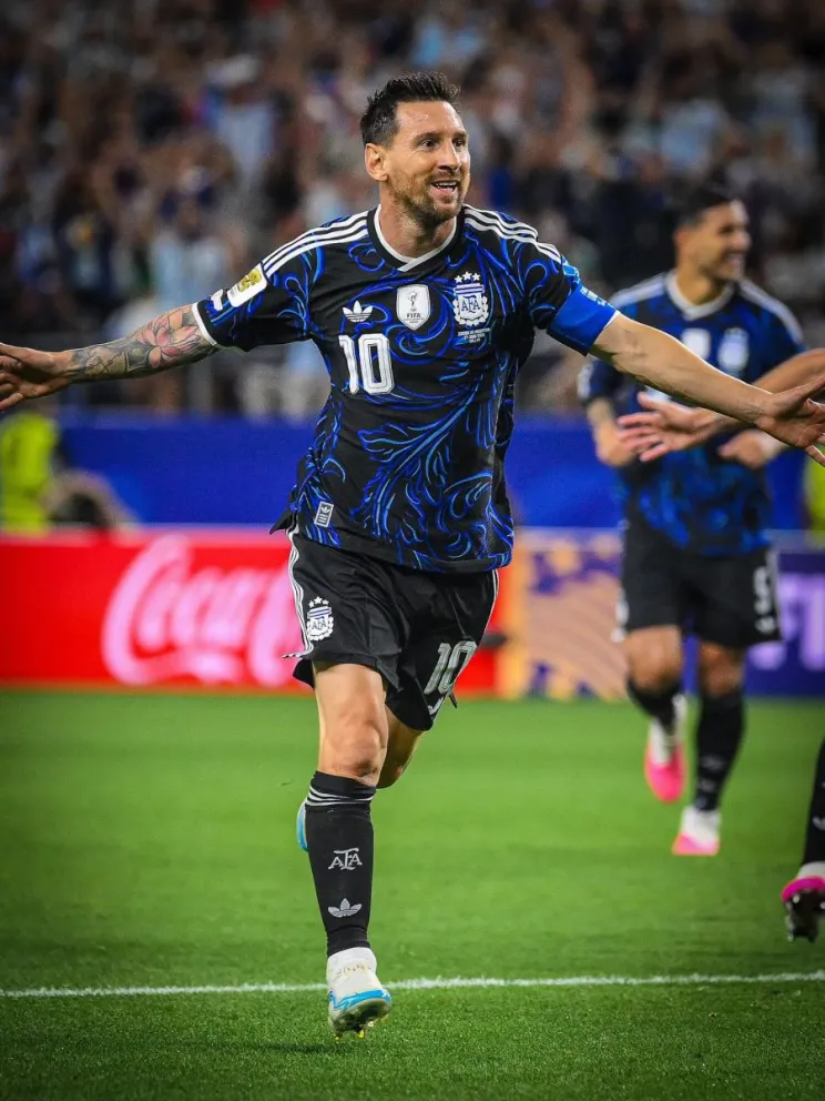 Messi volvió a marcar para el seleccionado nacional.