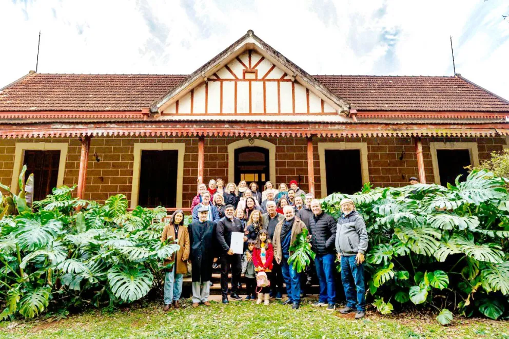 La delegación brasileña de la Trilha dos Santos Mártires visitó Misiones.