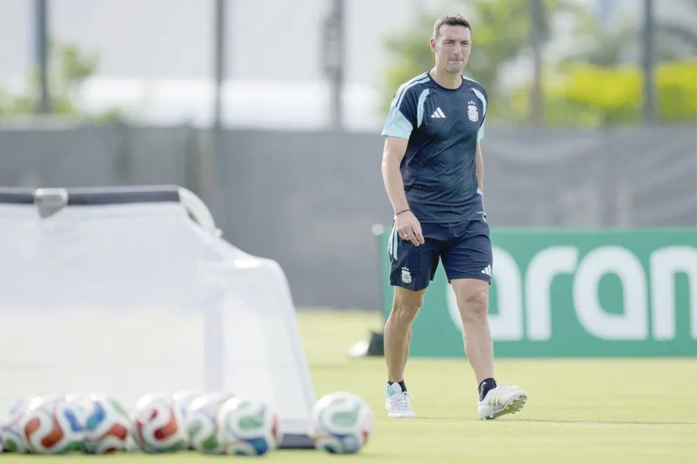 El entrenador argentino deberá evaluar la situación física de cada jugador de cara al duelo con Egipto. foto: ap