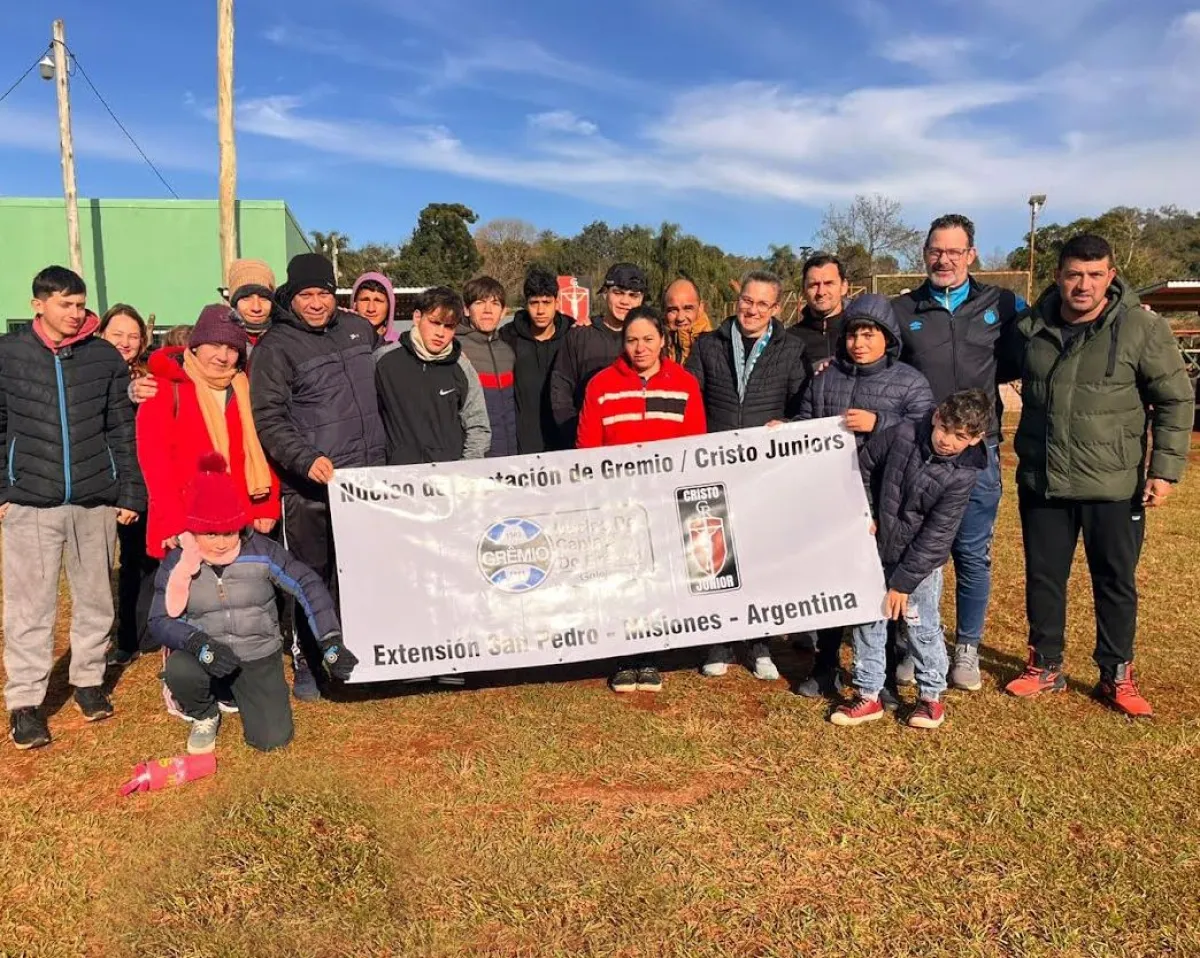 La Escuela de Fútbol Cristo Junior se convirtió en el Núcleo de Captación de Gremio de Brasil en Argentina