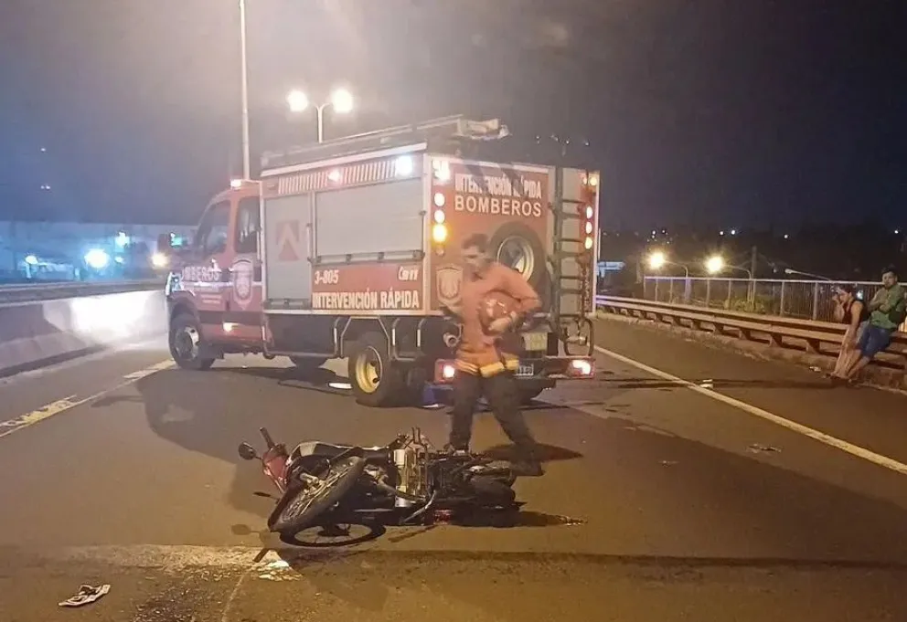 Pericias accidentológicas determinaron que el conductor viajaba a más de 120 k/h sobre la ruta 12.  Foto: polmis