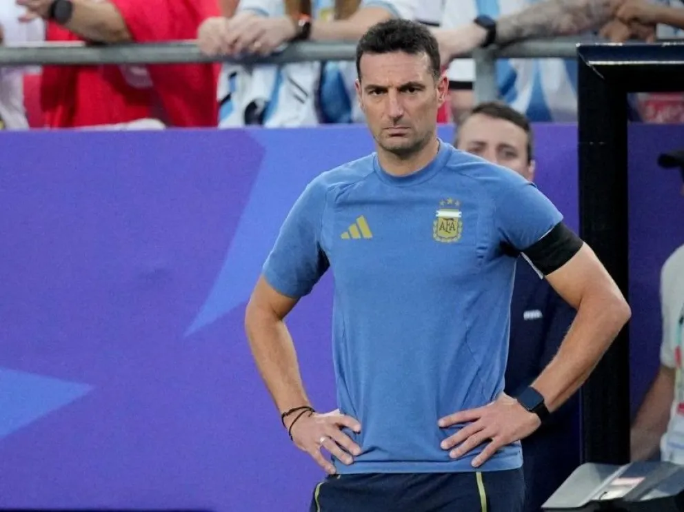 Scaloni y su segunda semifinal mundial consecutiva con la Selección.