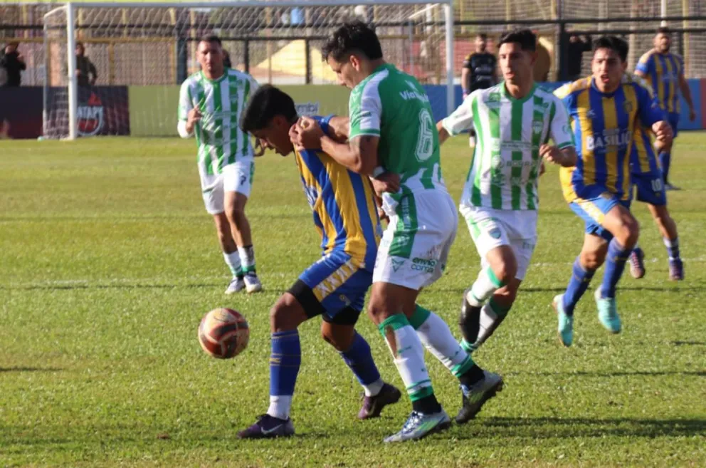 El partido fue parejo, de principio a fin. 
