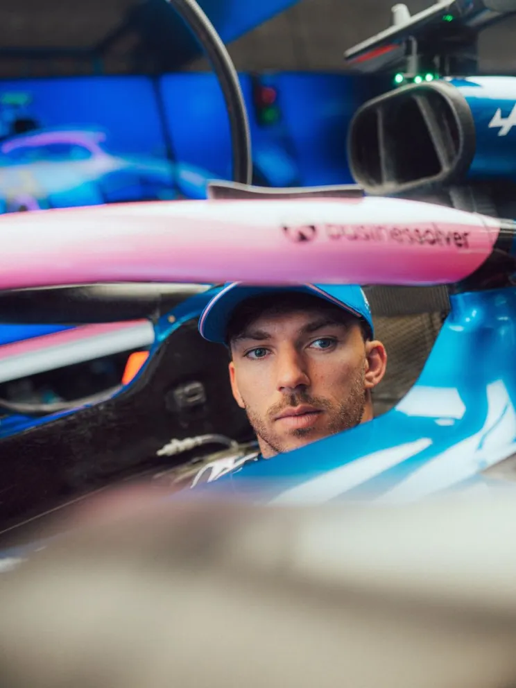 Gasly, compañero de equipo de Colapinto.