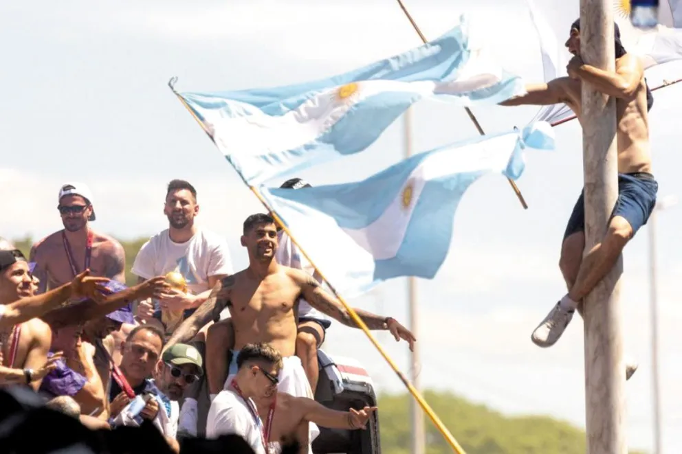 Se espera un recibimiento multitudinario como en 2022. Foto: ap