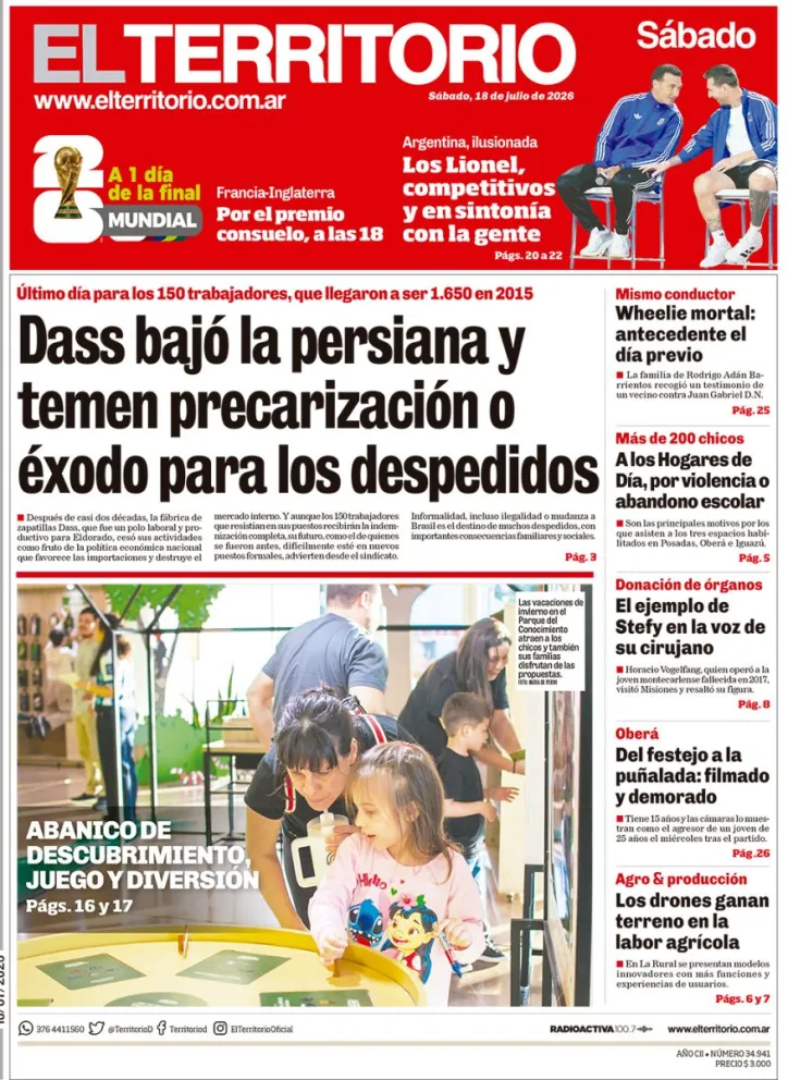 Edición del 2026-07-18