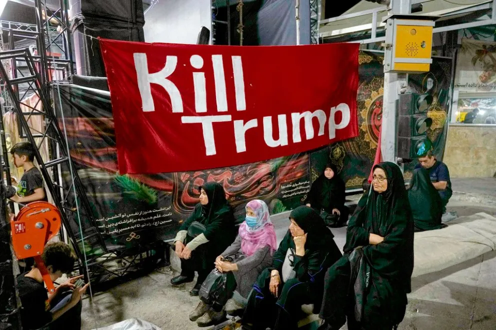 La hostilidad hacia el gobierno de Donald Trump es muy fuerte en territorio iraní por los ataques realizados. 