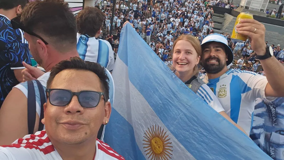 Migue y Caro siguieron toda la campaña mundialista de la Scaloneta en auto y ya están en Nueva York