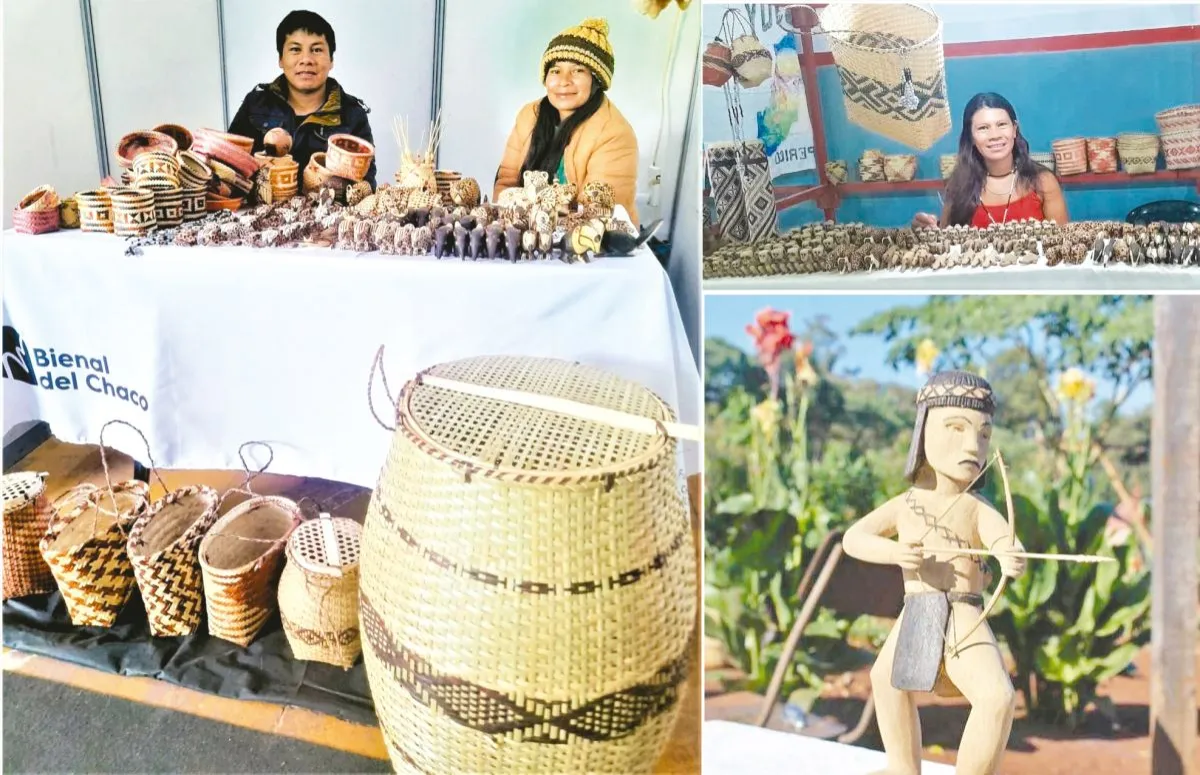 Arte y artesanía mbya guaraní, presentes en la Bienal del Chaco