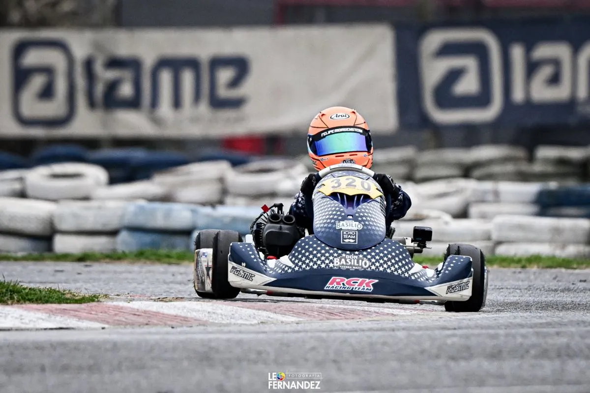Felipe Morgenstern hizo podio en la 5ta fecha de la IAME en Buenos Aires