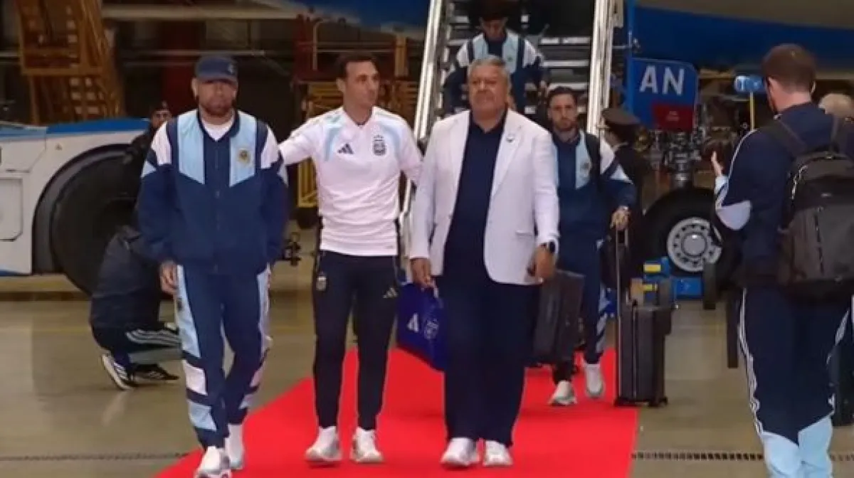 La Selección Argentina llegó al país tras el subcampeonato en el Mundial