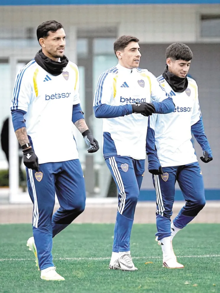 Leandro Paredes ya se reincorporó a los trabajos del Xeneize. 
