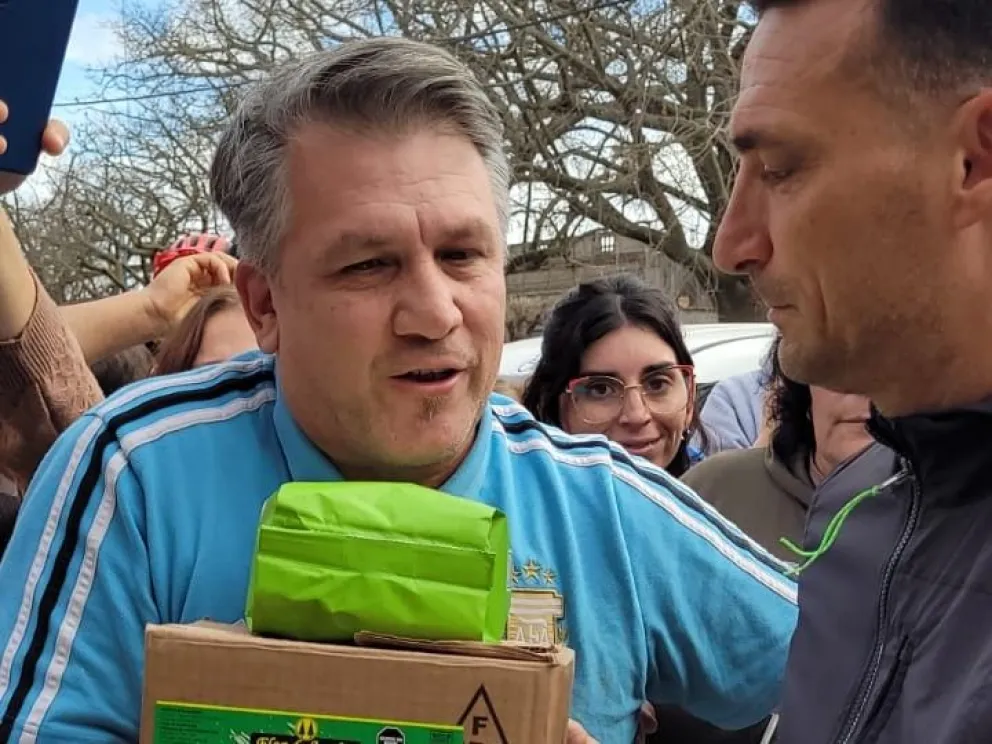 "Le dije que estoy orgulloso de él y de su equipo", contó Marcelo. //Foto: Gentileza.