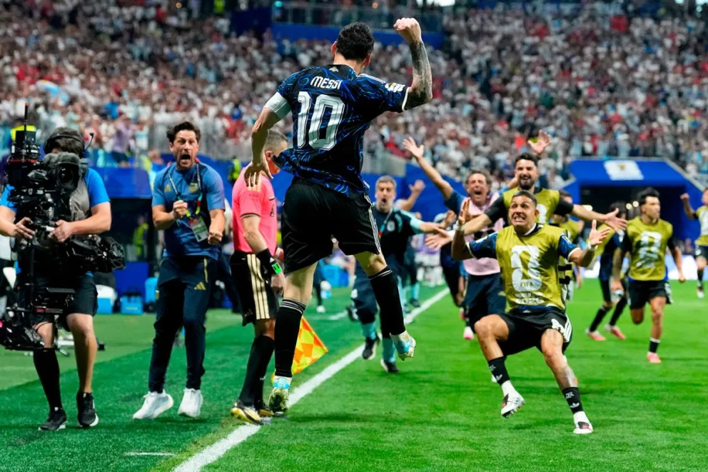 Messi fue el alma de un equipo que se acostumbó a ganar cada torneo que se presentó.  Fotos: ap