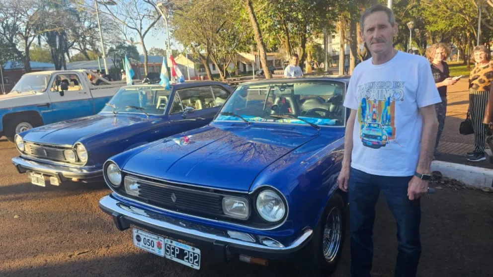 Ricardo "El Flaco" Marshall llegó desde Colonia Caroya, Córdoba. //Foto: Esteban González.
