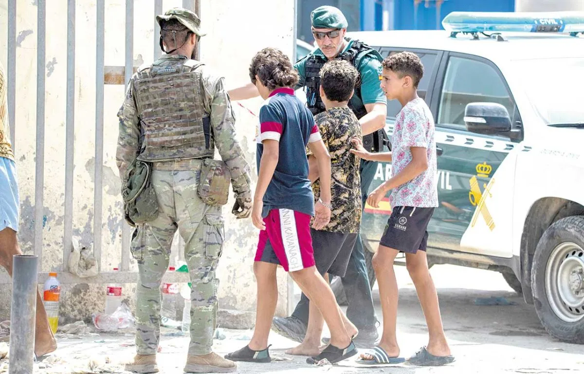 Ceuta invaci&oacute;n migratoria desde Marruecos