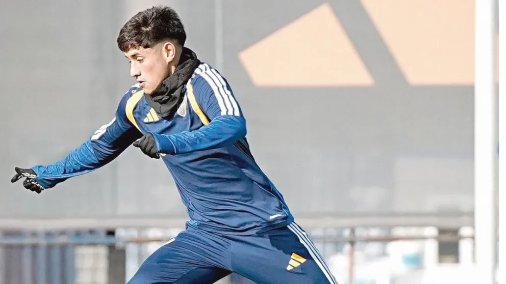 Tomás Aranda es uno de los juveniles con más presencia en Boca. Foto: prensa Boca