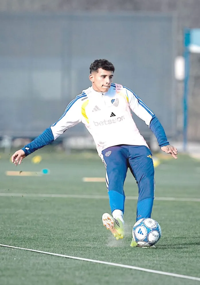 Flores se afianza como un titular en la delantera de Boca. Foto: prensa boca
