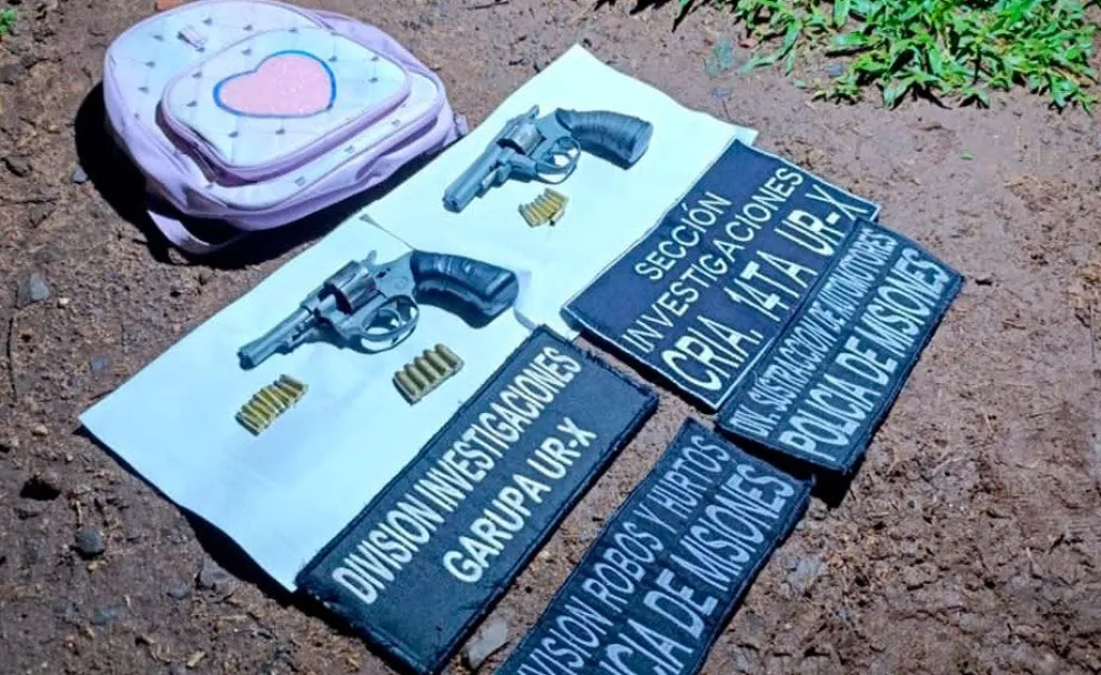 Secuestraron dos armas de fuego.