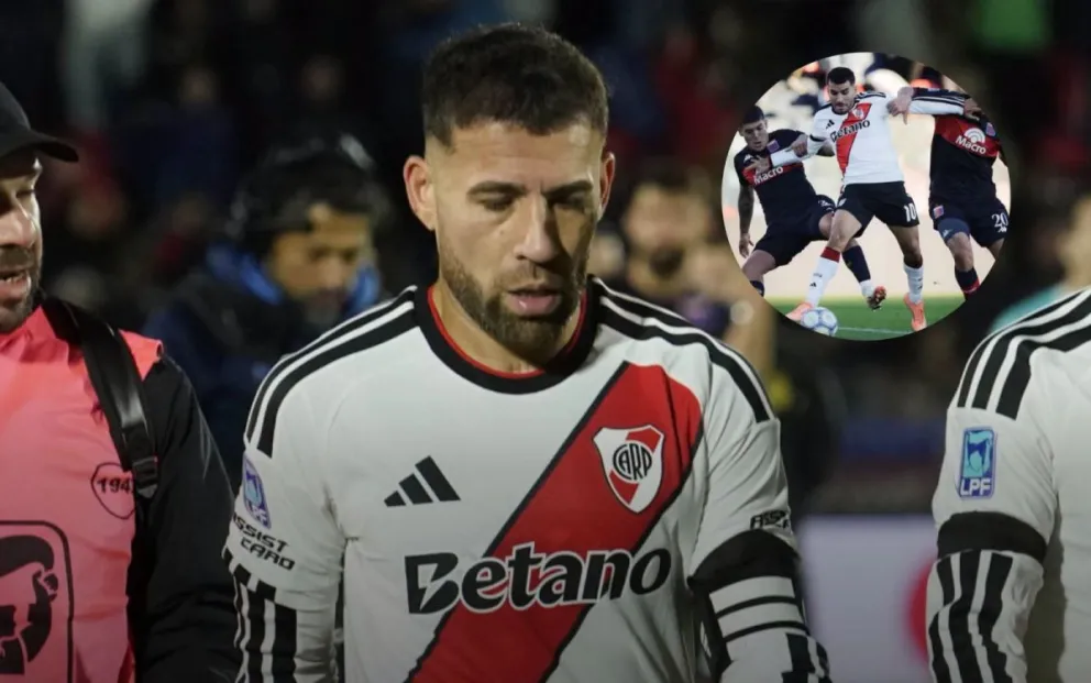 Otamendi cargó contra el arbitraje.