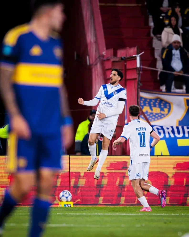 Vélez pegó primero, pero no pudo sostener la victoria. //Foto: LPF.