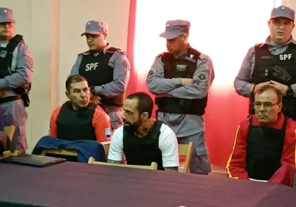 Nicolás “El Americano” Soria es el de remera blanca.
