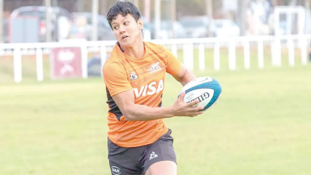 Yamila González, una de las cinco misioneras convocadas, durante el entrenamiento de Las Yaguaretés.

