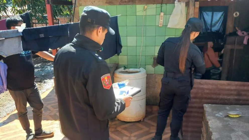 El incidente se produjo el último martes en el barrio Caballeriza. Foto: Polmis
