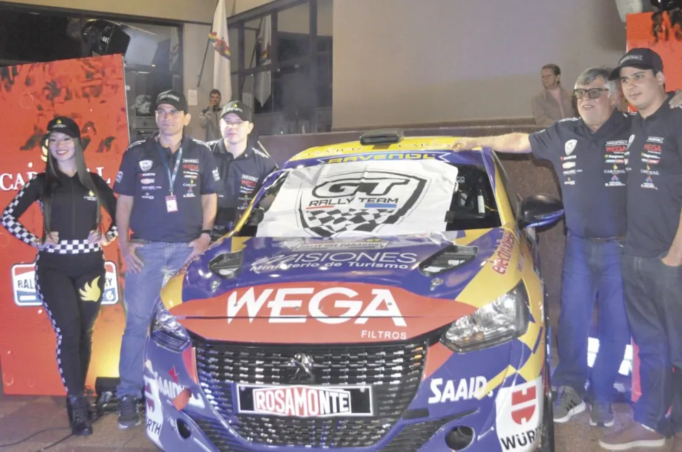 El GT Rally Team se presentó el lunes por la noche.
