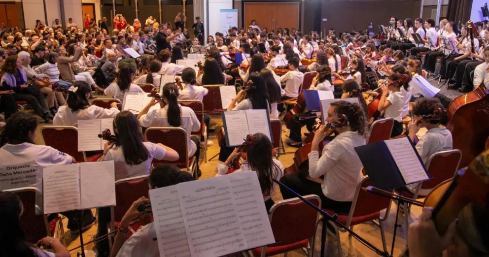 El gran concierto del Iguazú Suena brilló en la edición 2025 y ahora va por su segundo año a puro talento. Foto: Archivo Norma Devechi 